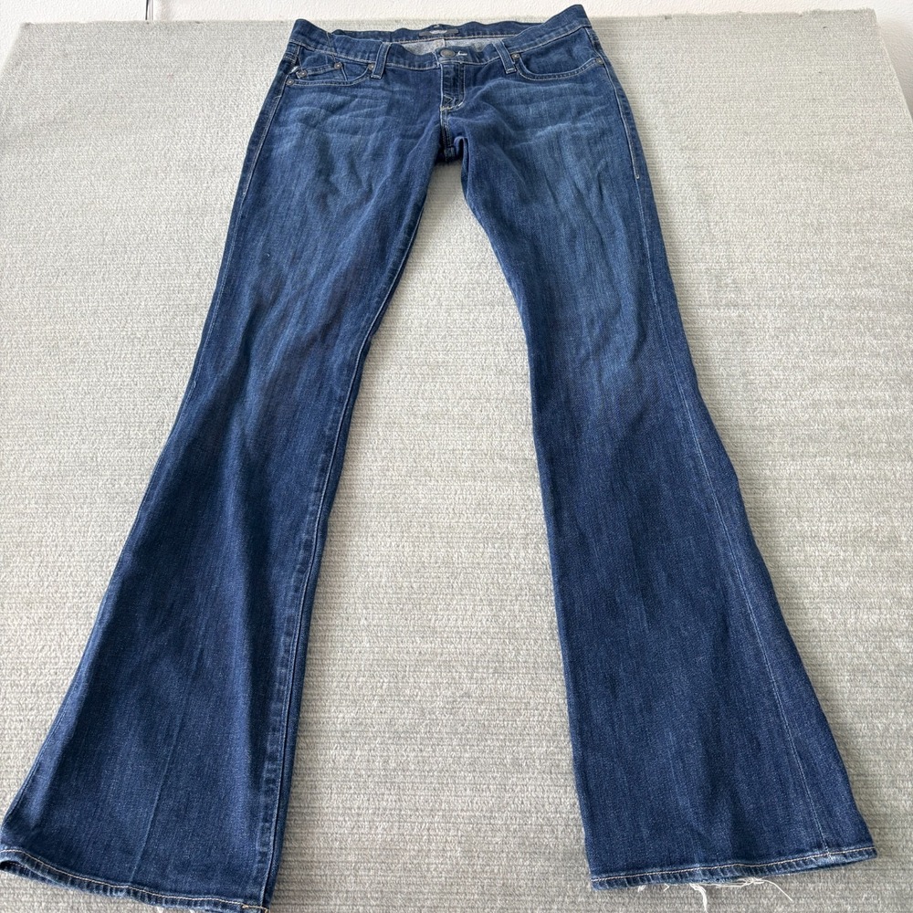 Rock & Republic Bootcut Jeans 29x Dark Wash Blue Mid Rise Indie Sleaze Rodeo